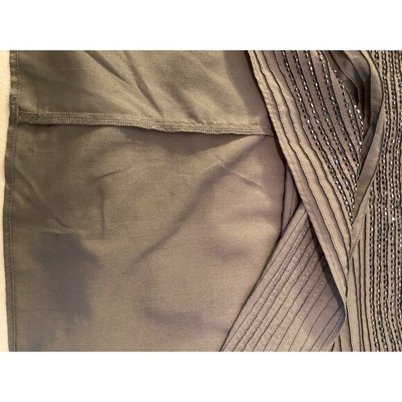Banana Republic Gray Sleeveless Embellished Tank Top Medium - Picture 6 of 9